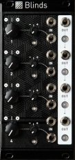 Mutable Instruments Blinds Polarizer/VCA Eurorack Synth Module (Black Textured)