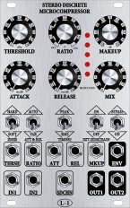 Eurorack Module Stereo Discrete Microcompressor from L-1