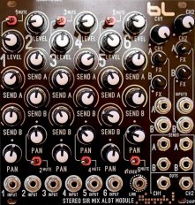 Eurorack Module Stereo Sir Mix Alot (2020) from Blue Lantern Modules