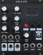 E950/951 Expanded Circuit Bent VCO combination panel