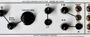 Voltage Controlled Filter MODEL 291 Card