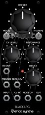 Eurorack Module Black LPG from Erica Synths