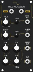 Eurorack Module Fold Processor (BLACK) from Tiptop Audio