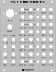 Poly-8 MIDI to CV Converter