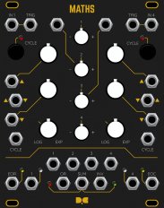 Dusty Clouds - MATHS Matte Black / Gold panel