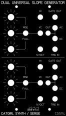 Catgirl Synth / Serge Dual Universal Slope Generator