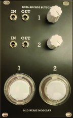 Midiverse Modular - Dual Arcade Button