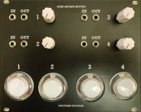 Midiverse Modular - Quad Arcade Button