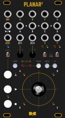 Dusty Clouds - PLANAR 2 Matte Black / Gold panel