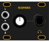 Dusty Clouds - Headphones 1U Matte Black / Gold panel