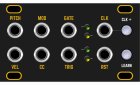 Dusty Clouds - Midi 1U Matte Black / Gold panel