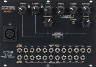 Eurorack Module VXC-2220 - V0.0 - 10-Band Vocoder from AnalogFX