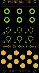 Eurorack Module Preset Voltage from MengQiMusic