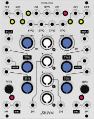 Eurorack Module Maths 2 upside down from Grayscale