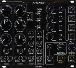 Eurorack Module Zaar from Arcaico