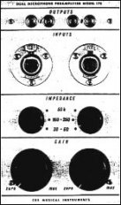 Model 170 Dual Microphone Preamplifier