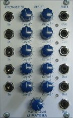 Eurorack Module Mixer/Attenuverter/Offset from Liivatera