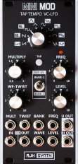 Eurorack Module MiniMod Tap-Tempo VC-LFO (black) from AJH Synth