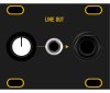 Dusty Clouds - LINE-OUT 1U Matte Black / Gold panel