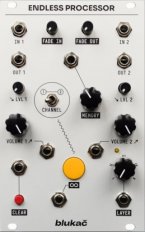 Eurorack Module Endless Processor (both panels) from Blukač