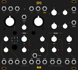 Dusty Clouds - DPO (v2) Matte Black / Gold panel