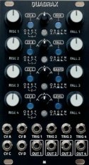 Eurorack Module Quadrax - Black Panel from Mörk Modules