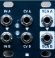 Dual VCA 1U - Black Panel