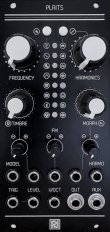 Eurorack Module Plaits (black panel) from Antumbra