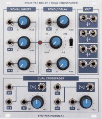 Eurorack Module Four Tap Delay / Dual Crossfader from Sputnik Modular