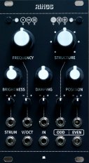 Eurorack Module Rings - Black Panel from Mörk Modules