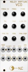 Eurorack Module Moldy Rapture VCO from Nonlinearcircuits