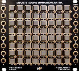 Discrete Isoline Summation Matrix