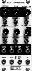 Eurorack Module MST Dual AD/ASR Envelope Generator from Synthrotek