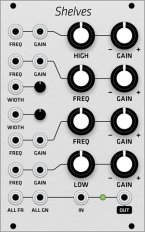 Mutable Instruments Shelves (Grayscale panel)