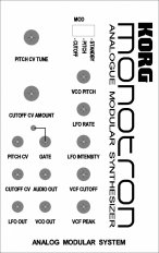 KRS1972's Korg Monotron panel