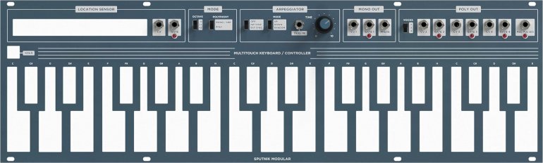 Eurorack Module Touch Keyboard from Sputnik Modular