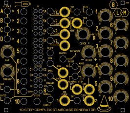 10 Step Complex Staircase Generator Sequencer