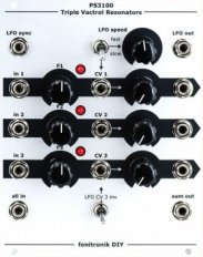 PS3100 Triple Vactrol Resonators