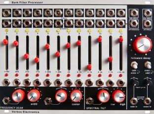 Eurorack Module Bark Filter Processor from Verbos Electronics